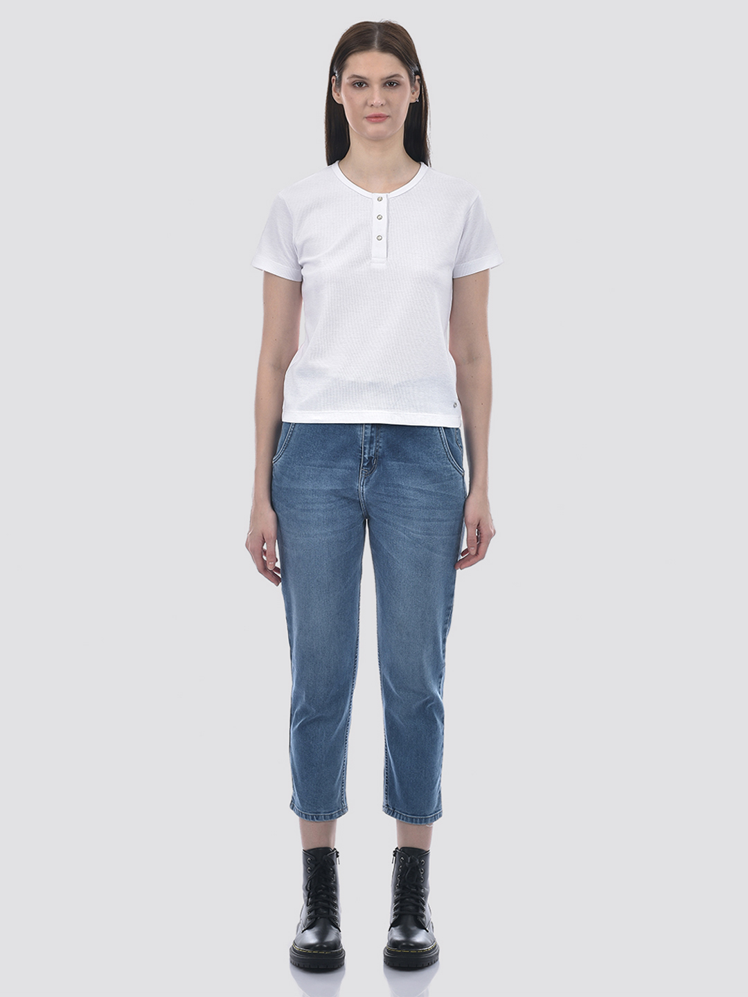 Numero Uno Women Blue Baggy Fit Sustainable Jeans